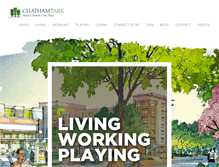 Tablet Screenshot of chathampark.com